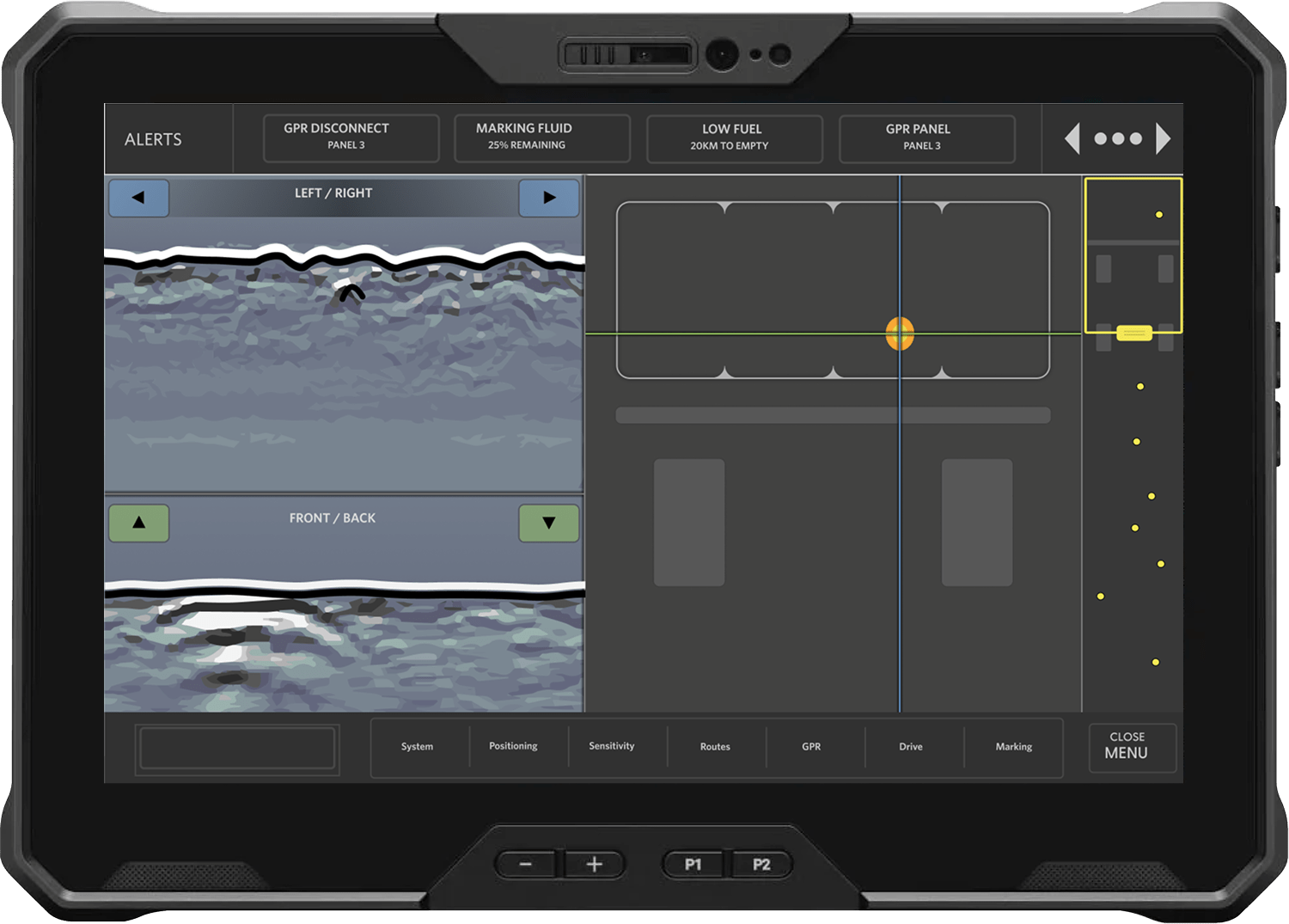 Ground Penetrating Radar UX & Threat Detection | Visual Logic